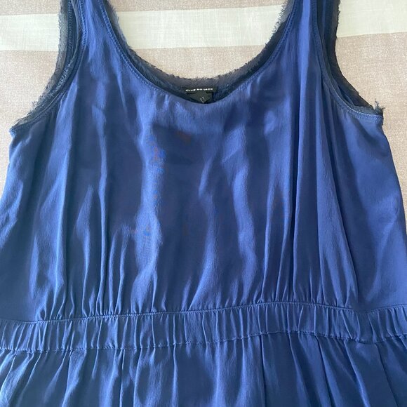 EUC Club Monaco Navy Blue Sleeveless Dress Effortlessly Chic Sz 4 - Picture 2 of 7